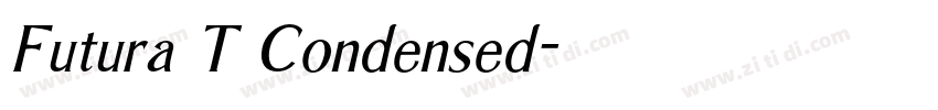 Futura T Condensed字体转换 Futura T Condensed字体转换